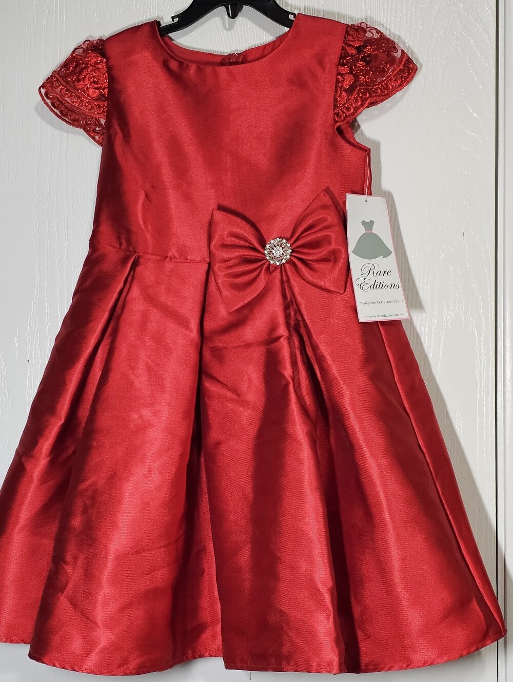Red Rare Editions Holiday Dress Size 6x